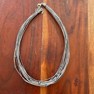 Silpada 925 Cord & Metal Necklace